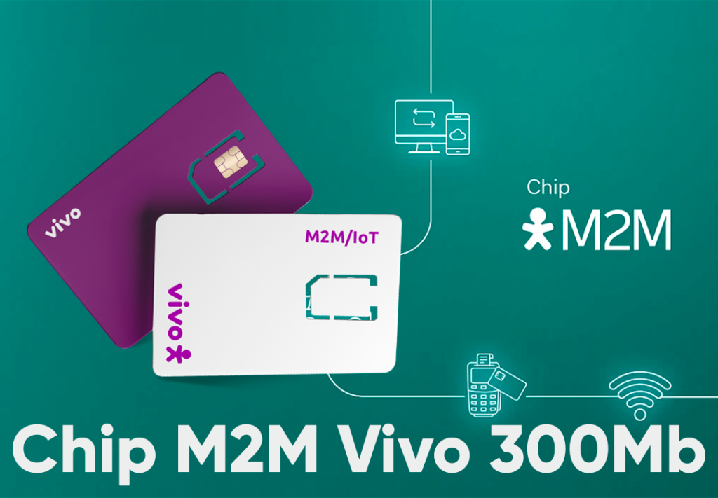 O Chip Vivo 300mb da IOT Conect é indicado para telemetria, gestão de frota, monitoramento, central de alarmes e muito mais.