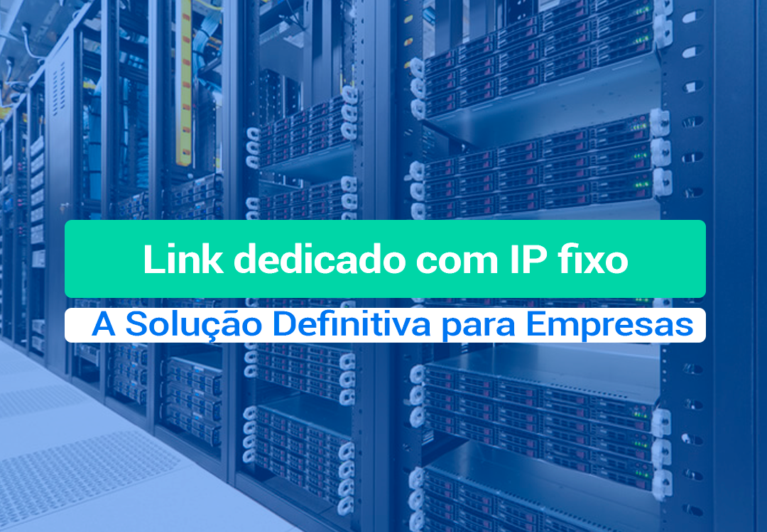 Link Dedicado Com IP Fixo - Entenda O Que é E Como Funciona O Link Dedicado Com IP Fixo é uma conexão exclusiva de internet entre sua empresa e o provedor, ou seja, sua empresa não divida banda.