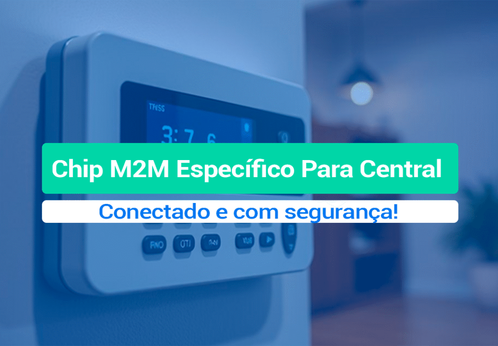 Conheça O Chip M2M Específico Para Sistemas De Alarme Sabia que o Wi-Fi e o chip de celular não é ideal para sistemas de alarmes? Conheça o Chip M2M Específico para Sistemas de Alarme.