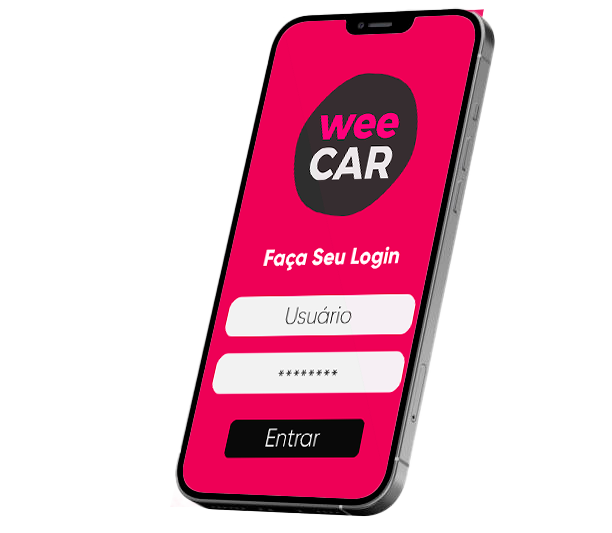 Smart phone tela de login